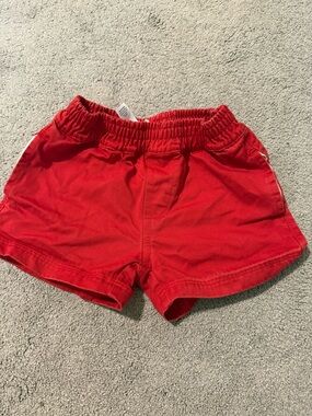 4T Beaufort Bonnet Red Elastic Waist Knit Shorts